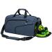 Kuston Sports Gym Bag with Shoes Compartment &Wet Pocket Gym Duffel Bag Overnight Bag for Men and Women blue