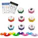 Mmggaish 8 colorful dog buttons speaking dog buttons pet training button set dog buttons for communication 50 stickers and fixing pads so that your dog learns!