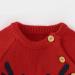Christmas Reindeer Baby Romper | Winter Knit Long Sleeve Outfit - Newborn 3-6 Months - Buy Online on SooperMarket.com