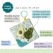 Mary Meyer Yummy Avocado Teether Toy with Baby Paper and Squeaker - 6 x 6-Inches (44141) - Buy Online on SooperMarket.com