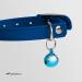 Collardirect Leather Cat Neck Band - Safety Collar with Elastic Belt & Bell | Adjustable 23-28 cm | Available in Black Blue Red Orange Green Pink - Buy Online on SooperMarket.com