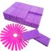 70 PCS Pedicure Exfoliator Kit Set 40 PCS Disposable Pedicure Pumice Stone for Foot Care Sponge Scrubber Callus Purple Coarse Dead Skin Remover 30 PCS Pedicure Nail Files (Pack of 70) Purple 70 Piece Set
