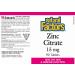 Natural Factors Zinc Citrate 15mg Tablets 90 Count by Natural Factors - Buy Online on SooperMarket.com