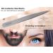 Professional Eyebrow Tweezers Set - Slanted Pointed & Straight Tweezers with Case | Best for Precision Grooming & Hair Removal - Buy Online on SooperMarket.com