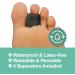 Zentoes Gel Toe Spreader for Overlapping Toes & Alignment - 4 Pieces (Black) | Corrective Spacer for Pain Relief - Buy Online on SooperMarket.com