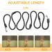 Adjustable Reflective Dog Leash for Large & Medium Dogs - 3M Nylon Lead with Double Carabiner Hooks - Buy Online on SooperMarket.com