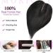 MORICHY Hair Toppers for Thinning Hair Women Real Hair Topper for Women Adding Extra Hair Volume Natural Black Clip in Hair Extensions 7inch Clip In Toppers 100% Remy Human Hair for Hair Loss 7inch-2clip 1B - Buy Online on SooperMarket.com
