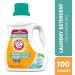 Arm & Hammer Liquid Laundry Detergent for Sensitive Skin Super Concentrated Skin Friendly Fresh Scent 100 Loads 2.96-L - Buy Online on SooperMarket.com