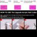 Apstour Acrylic Nail Clipper - Adjustable Stainless Steel Cutter for Thick Nails - U-Shaped False Nail Trimmer in White - Buy Online on SooperMarket.com