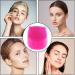 Toseky Face Exfoliator Scrubber | Penguin Shape Vibrating Face Scrub Brush - Rechargeable Wash Brush for Deep Cleaning Skin Waterproof Skin Care Face Brushes Red - Buy Online on SooperMarket.com