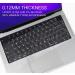 CaseBuy Premium Ultra Thin Keyboard Cover for 2023 2022 2021 M3 M2 M1 Pro/Max Apple MacBook Pro 14" 16" Model A2442 A2779 A2918 A2485 A2780 A2991 EU Keyboard Layout Protector Skin -Clear MacBook Pro 14" 16"(2021-2023) - Buy Online on SooperMarket.com