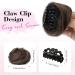 REECHO 2 PCS Mini Claw Clip in Messy & Cat Ears Hair Bun Extensions Wig Accessory Updo Hairpieces for Women Girls (Pack of 2-3.5" Wavy Medium Brown with Highlights) Pack of 2 - 3.5" Wavy Medium Brown with Highlights - Buy Online on SooperMarket.com