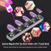 Anself Acrylic Nail Holder & Practice Board Premium Nail Displayer in Gold for Professional Nail Art - Buy Online on SooperMarket.com