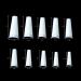 VIVID STELLA False Nails Tips Coffin Shape Nail Tips C Curve Shape False Nail Half Cover for Girls Women