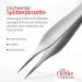 Otto Herder Manicure Splinter Tweezers 9.3 cm - Stainless Steel Pointed Tip Precision Tweezers for Flawless Grooming - Buy Online on SooperMarket.com