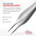OTTO HERDER Feilchenfeld Splinter Tweezers - 11.3 cm Stainless Steel Medical Pointed Tweezers with Micro- Serration for Precise Splinter Removal - International Shipping Available - Buy Online on SooperMarket.com