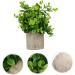 Cabilock 1pc Simulated Potted Plant Green Plants Plastic Rosemary As Shown 22x8cm - Buy Online on SooperMarket.com