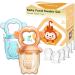Baby Food Feeder Fruit Feeder Pacifier (2 Pack) - Silicone Fresh Food Feeder with 6 Replaceable Silicone Teething Pacifiers Infant Teething Toy Teether Ideal Teething & First Baby Feeding by MICHEF