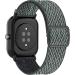 Krudary 3 Pack Adjustable Elastic Band for Amazfit GTS/Bip/Bip S - Soft Stretch Nylon Loop Bracelet Strap Replacement in Black, Green, Grey - Buy Online on SooperMarket.com