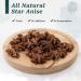 Soeos Star Anise Seeds 6oz (170g) - Non-GMO Verified, Great for Baking and Tea | Chinese Star Anise Pods for Cooking and Tea, Dried Anise Star Spice - Star Anise Bulk - Buy Online on SooperMarket.com