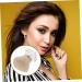 Premium White Powder Brush for Women - Mushroom Head Makeup Tool | Loose Powder Brush | Soft Artificial Fiber - Buy Online on SooperMarket.com