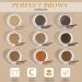 Bushy Eyebrow Stamp Stencil Kit - 20 Stencils, Waterproof Pomade & Dual-ended Brush in Soft Brown - Buy Online on SooperMarket.com