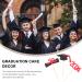 HOLIDYOYO 12pcs 2024 Graduation Season Cake Insert Graduation Cake Toppers Graduation Party Decorations Top Hat Party Supplies Grad Party Cupcake Topper Paper Cup Dessert Props Red - Buy Online on SooperMarket.com