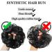 SARLA 2PCS Small Messy Hair Bun Scrunchies | Synthetic Updo Hair Extensions for Women - Ash Blonde - Buy Online on SooperMarket.com