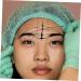 Gogogmee Measurement Tool String Ink Line Box Ink Line Ruler Eyebrow Ruler Eyebrow Line Meters Mee Brow Mapping Bottled Vial 6.5x2.6cm Brown - Buy Online on SooperMarket.com