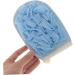 2pcs Exfoliating Gloves for Shower | Double-Sided Loofah | Blue & Pink - Remove Dead Skin & Enhance Your Skincare Routine - Buy Online on SooperMarket.com