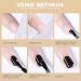 Clear Gel Nail Polish Top Coat Set - No Wipe Base & Top Coat Kit for Salon-Quality Manicures - 2 Pcs 8ml - Buy Online on SooperMarket.com
