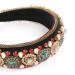 Padded Rhinestone Headband - Crystal Velvet Wide Hairband for Women and Girls - Buy Online on SooperMarket.com