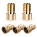 5 pieces of bicycle valve adapter All valve adapter with sealing ring bicycle autoventile adapter air pump adapter French valve adapter for bicycle pump stand pump air ball pump