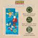 Sonic The Hedgehog Anime Super Soft Lightweight Recycled Towel - 58x28 - Officially Licensed Sonic Product - Buy Online on SooperMarket.com