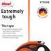 Flexi Xtreme Tape Orange & Black Medium 5m Retractable Dog Leash/Lead for dogs up to 35kgs/77lbs Orange & Black Medium (5m) - Buy Online on SooperMarket.com