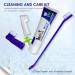 Visiblurry Cat Toothbrush & Pet Toothpaste Set | Essential Puppy Supplies for Home & Veterinary Care - Buy Online on SooperMarket.com