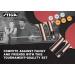STIGA Performance 4 Player Ping Pong Paddle Set with 6 3 Star Orange and White Balls - Buy Online on SooperMarket.com