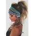 STGDAK Boho Headbands for Women - 4 Pack Stretchy Turban Headbands for Yoga and Running - Stylish Hair Accessories for Teen Girls - Buy Online on SooperMarket.com
