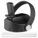 Mijafaron Straw lid for Hydroflask Wide Mouth, Straw Lid Flexible Handle Fits Hydro Flask 32 40 oz, Lids with Straw for Hydroflask Wide Mouth 32 oz 40 oz, Replacement Sports Cap Top Wide Mouth black