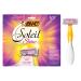 BIC Soleil Shine Women's 5-Blade Disposable Razor, 10 Count Yellow and White 10 Count (Pack of 1)