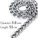 2 Pcs Dog Chain Metal Dog Training Collar Adjustable Durable Silver Dog Chains for Pet Small Medium Puppy M - Buy Online on SooperMarket.com