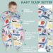 ChicSky Baby Sleeping Bag with Legs - 3.5 Tog Winter Organic Cotton Wearable Blanket for Toddler, 3-5 Years - Bear Design - Buy Online on SooperMarket.com
