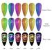9D Cat Eye Gel Nail Polish Set - 6 x 8ml Magnetic Chameleon Colors with 1 Magnet | Soak Off Galaxy Effect Nail Art Gift for Women - Buy Online on SooperMarket.com