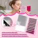PRO Self Adhesive Eyelashes Kit - 120pcs Press On Lashes Lash Fixative & Remover Easy Home Application | Velvety D-10-18mix Eyelash Extension Set - Buy Online on SooperMarket.com
