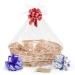 Create Your Own - Wicker Gift Hamper Oval Basket Kit Christmas Presents Christening Wedding Baby Shower or Birthday Gift - Natural