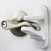 Improved Childproof Door Lever Lock (3 Pack) Prevents Toddlers from Opening Doors. Easy One Hand Operation for Adults. Durable ABS with 3M Adhesive Backing. Simple Install, No Tools Needed White 3