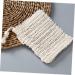 BELLIFFY 6pcs Soap Bag Bar Soap Exfoliating Soap Saver Soap Accessory Bubble Net Soap Net Cotton Linen Beige - Buy Online on SooperMarket.com