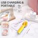 Sonic Facial Cleansing Brush - Waterproof Rechargeable Silicone Face Scrubber for Men & Women - Portable Electric Exfoliating Massager - Yellow - Buy Online on SooperMarket.com