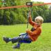 Zip Lines for Kids Outdoor Toys - Pulley Kits with 65 Ft Slackline, Most Accessory for Warrior Obstacle Course for Kids and Adult, Maximum Load 330lb Common