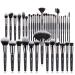 BEILI Makeup Brushes 40Pcs Professional Makeup Brush Set Premium Synthetic Kabuki Foundation Blending Face Powder Blush Concealers Eye Shadows Make Up Brushes Kit